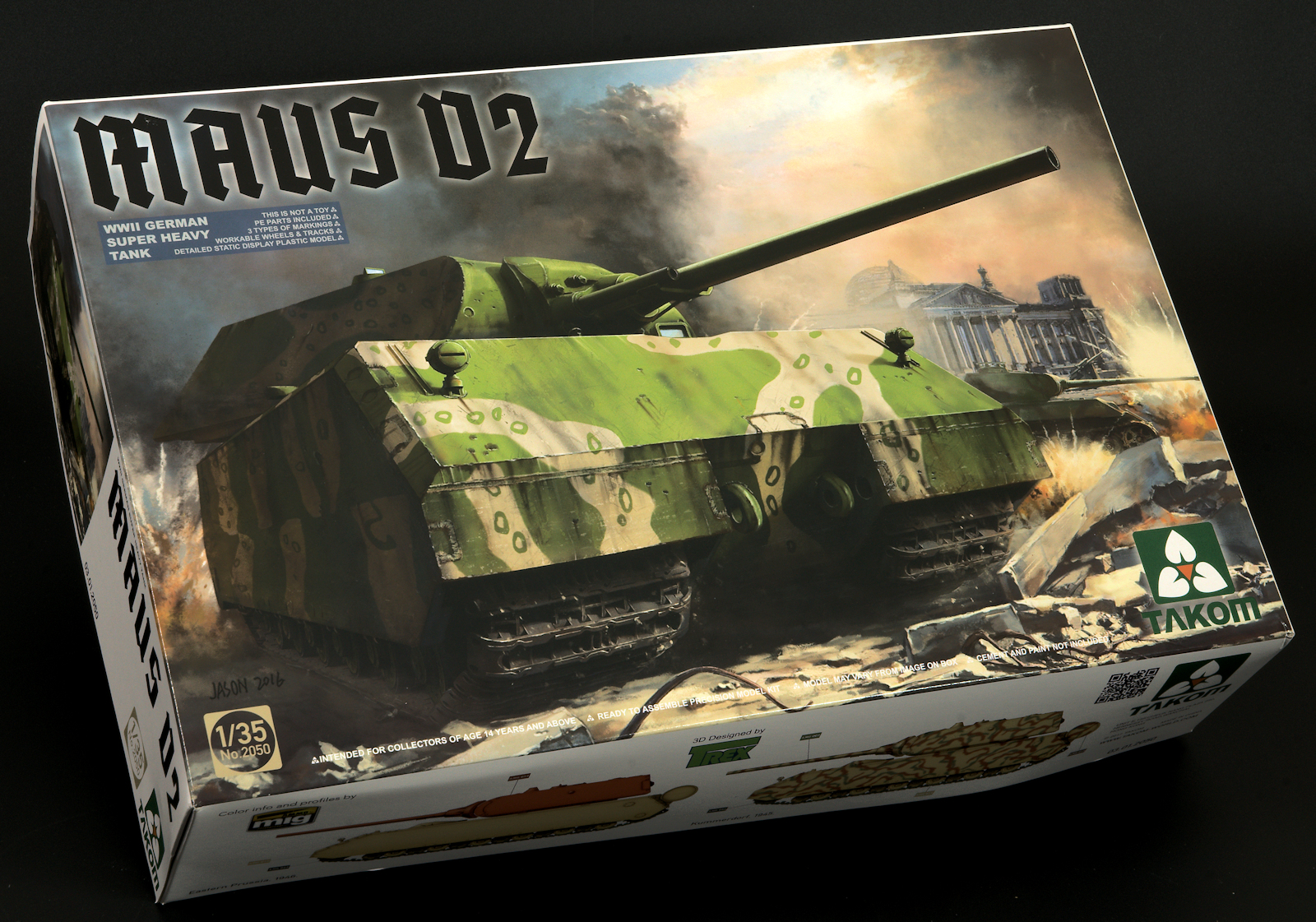 The Modelling News In boxed WWII German Super Heavy Tank Maus V2